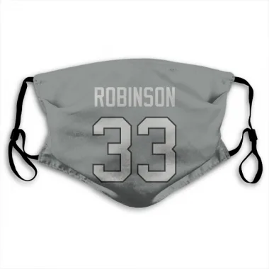 Charcoal New York Giants Aaron Robinson   Face Mask