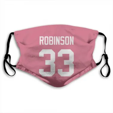 Pink New York Giants Aaron Robinson   Face Mask