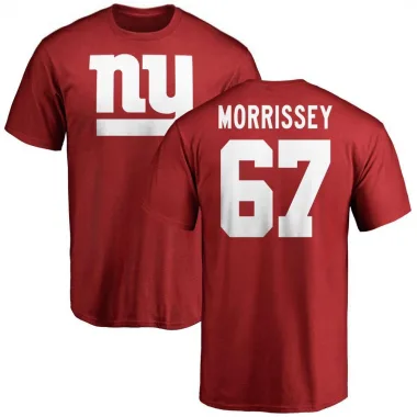 Red Men's Jimmy Morrissey New York Giants Logo T-Shirt -