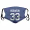 Royal New York Giants Aaron Robinson   Face Mask