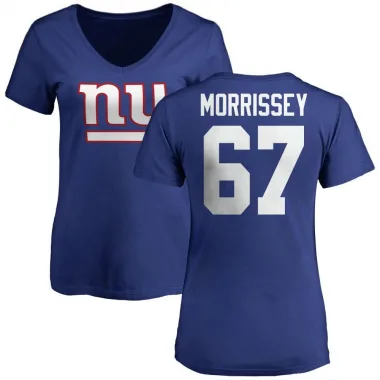 Royal Women's Jimmy Morrissey New York Giants Logo Slim Fit T-Shirt -